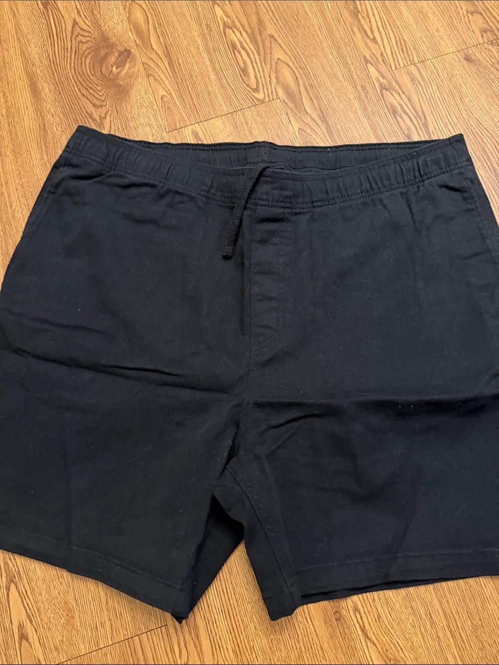 H&M Black Men’s Relaxed Fit Drawstring Shorts